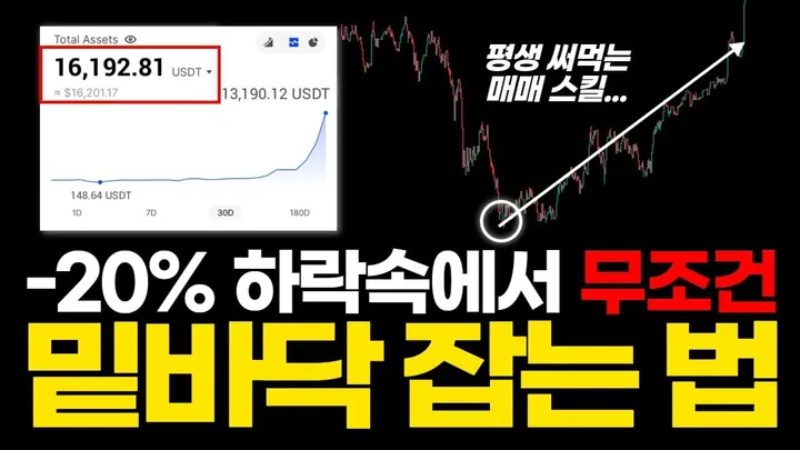 -20% 하락속에서 무조건 밑바닥 잡는 법 — BC차트연구소 무료 강의 영상
